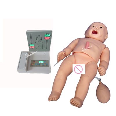 Реалистическое моделирование кожи PALS Манекен для новорожденного малыша для аускультации и тренировки ЭКГ